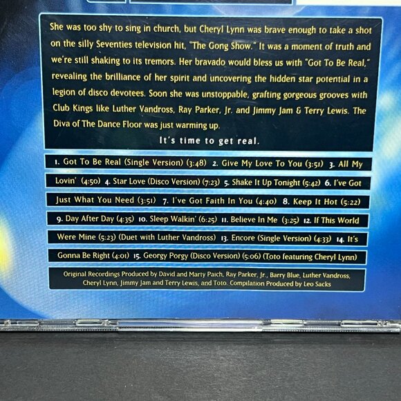 The Best of Cheryl Lynn Got to Be Real 1996 R&B Soul Music Album CD - Picture 3 of 4